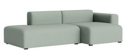 Helles Mags Sofa mit Armlehne rechts, ein modernes modulares Sofa für Wohnzimmer.